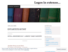 Tablet Screenshot of logosamicus.wordpress.com