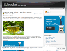 Tablet Screenshot of myexercisebytes.wordpress.com