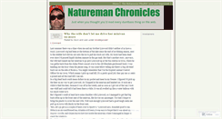 Desktop Screenshot of naturemanrules.wordpress.com