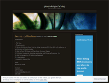Tablet Screenshot of pinoydesigner.wordpress.com