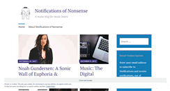 Desktop Screenshot of notificationsofnonsense.wordpress.com