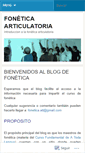 Mobile Screenshot of cursofonetica.wordpress.com