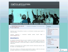 Tablet Screenshot of cursofonetica.wordpress.com