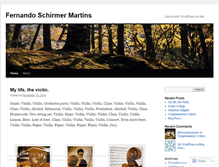 Tablet Screenshot of fmartins08.wordpress.com