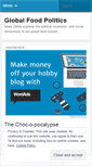 Mobile Screenshot of globalfoodpolitics.wordpress.com