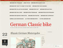 Tablet Screenshot of klassicmotorraduk.wordpress.com