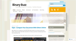 Desktop Screenshot of binarybuzz.wordpress.com