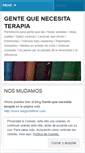 Mobile Screenshot of gentequenecesitaterapia.wordpress.com
