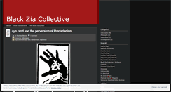 Desktop Screenshot of blackziacollective.wordpress.com