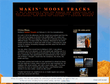 Tablet Screenshot of moosetracksca.wordpress.com