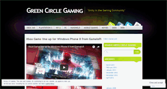 Desktop Screenshot of greencirclegaming.wordpress.com