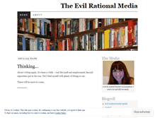 Tablet Screenshot of evilrationalmedia.wordpress.com