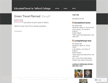 Tablet Screenshot of educatedtravel2telford.wordpress.com
