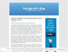 Tablet Screenshot of fairygirl69.wordpress.com