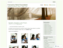 Tablet Screenshot of catalinacruzgalleries.wordpress.com