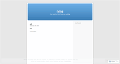 Desktop Screenshot of namasti.wordpress.com