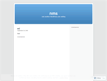 Tablet Screenshot of namasti.wordpress.com