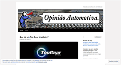 Desktop Screenshot of opiniaoautomotiva.wordpress.com