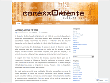 Tablet Screenshot of conexaooriente.wordpress.com