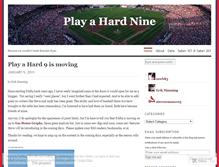 Tablet Screenshot of playahardnine.wordpress.com