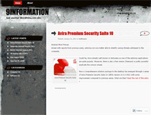 Tablet Screenshot of 9information.wordpress.com