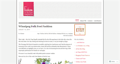 Desktop Screenshot of fashioninmotion.wordpress.com