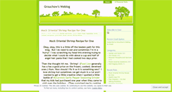 Desktop Screenshot of grouchow.wordpress.com