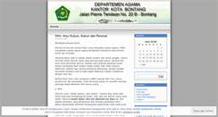 Desktop Screenshot of hajibontang.wordpress.com