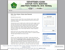 Tablet Screenshot of hajibontang.wordpress.com