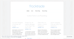 Desktop Screenshot of frocktrade.wordpress.com