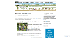 Desktop Screenshot of desdemihuerto.wordpress.com