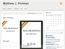 Tablet Screenshot of matthewjperlman.wordpress.com