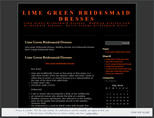 Tablet Screenshot of limegreenbridesmaiddressesvotl.wordpress.com