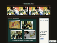 Tablet Screenshot of bastidoresdamoda.wordpress.com
