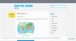 Desktop Screenshot of mapasdelmundo.wordpress.com