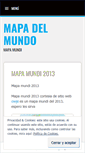 Mobile Screenshot of mapasdelmundo.wordpress.com