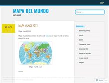 Tablet Screenshot of mapasdelmundo.wordpress.com