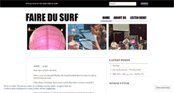 Desktop Screenshot of fairedusurf.wordpress.com