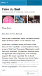 Mobile Screenshot of fairedusurf.wordpress.com