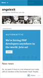 Mobile Screenshot of angelexit.wordpress.com