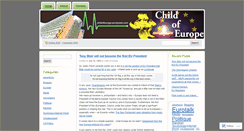 Desktop Screenshot of childofeurope.wordpress.com