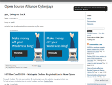 Tablet Screenshot of osacyber.wordpress.com