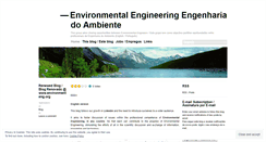 Desktop Screenshot of environmenteng.wordpress.com