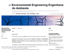 Tablet Screenshot of environmenteng.wordpress.com