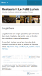 Mobile Screenshot of lepetitlurien.wordpress.com