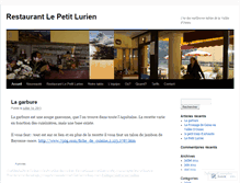 Tablet Screenshot of lepetitlurien.wordpress.com