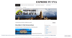 Desktop Screenshot of exprimetuuva.wordpress.com