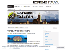 Tablet Screenshot of exprimetuuva.wordpress.com
