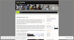 Desktop Screenshot of lovecycling.wordpress.com