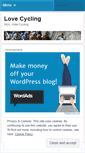 Mobile Screenshot of lovecycling.wordpress.com